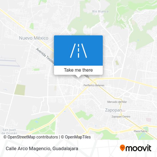 Calle Arco Magencio map