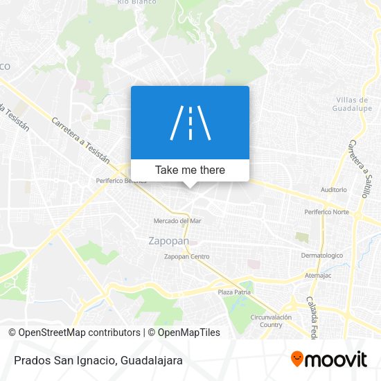 Mapa de Prados San Ignacio