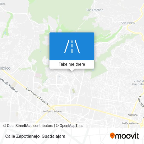 Calle Zapotlanejo map