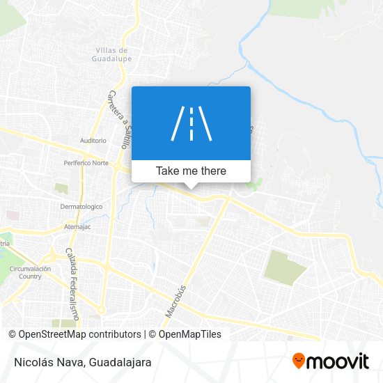 Mapa de Nicolás Nava