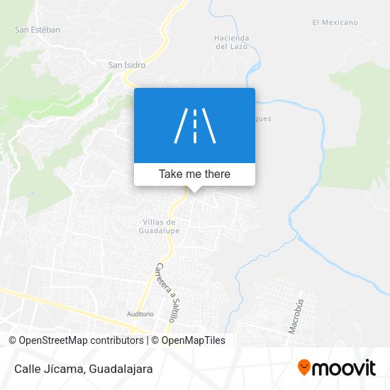 Calle Jícama map