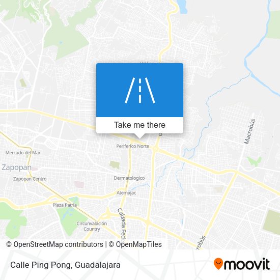 Mapa de Calle Ping Pong
