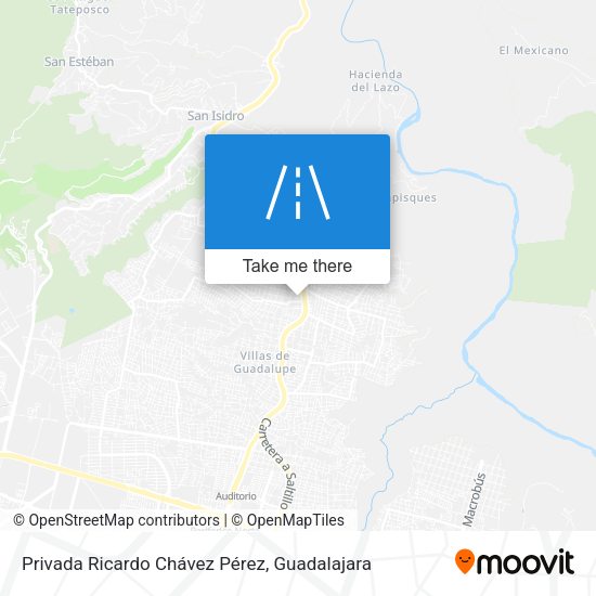 Mapa de Privada Ricardo Chávez Pérez