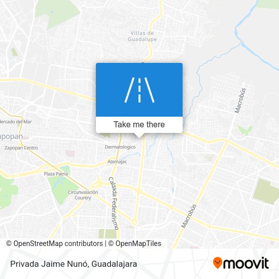 Mapa de Privada Jaime Nunó