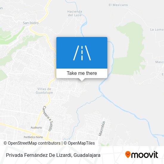 Privada Fernández De Lizardi map