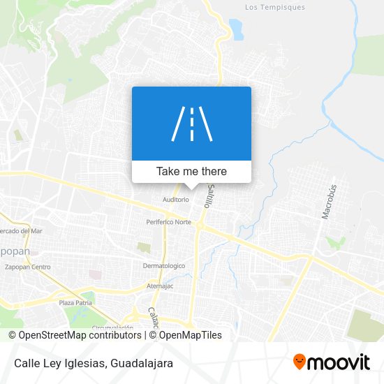 Mapa de Calle Ley Iglesias
