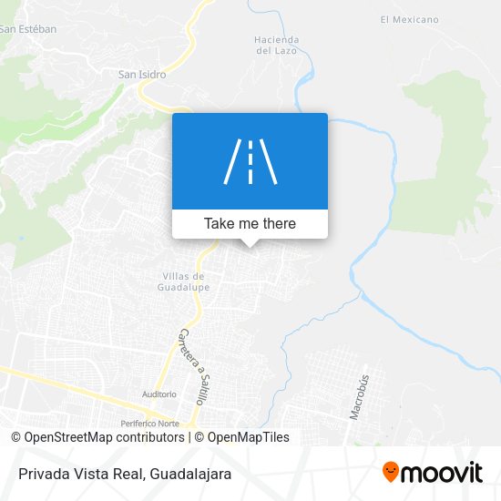 Privada Vista Real map