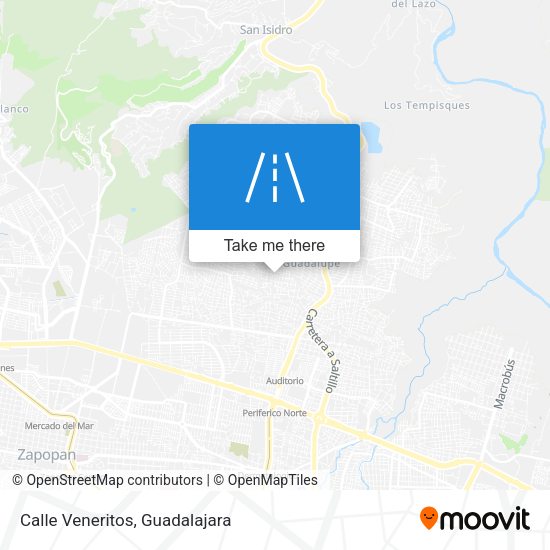 Mapa de Calle Veneritos