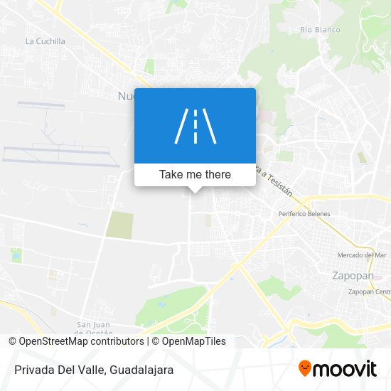 Privada Del Valle map