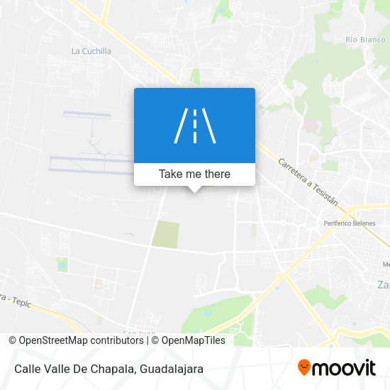 Calle Valle De Chapala map
