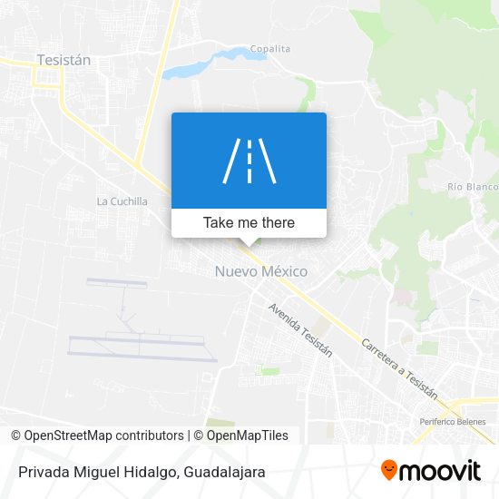 Privada Miguel Hidalgo map