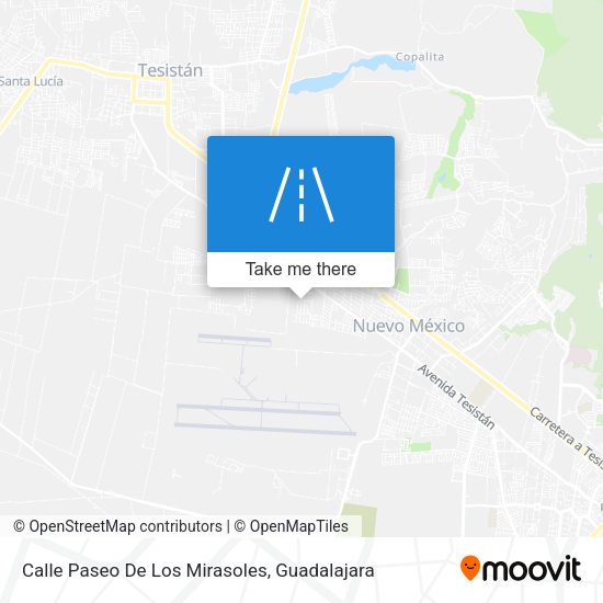 Calle Paseo De Los Mirasoles map