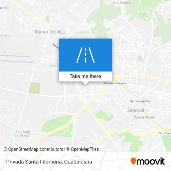 Privada Santa Filomena map