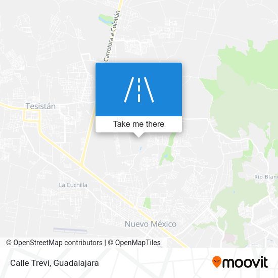 Mapa de Calle Trevi
