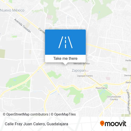 Calle Fray Juan Calero map
