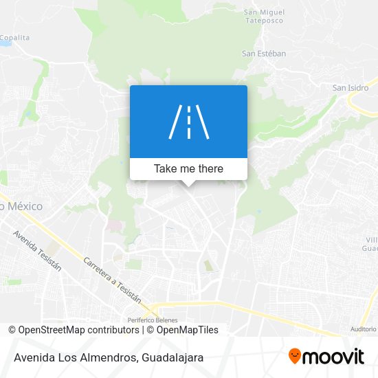 Avenida Los Almendros map