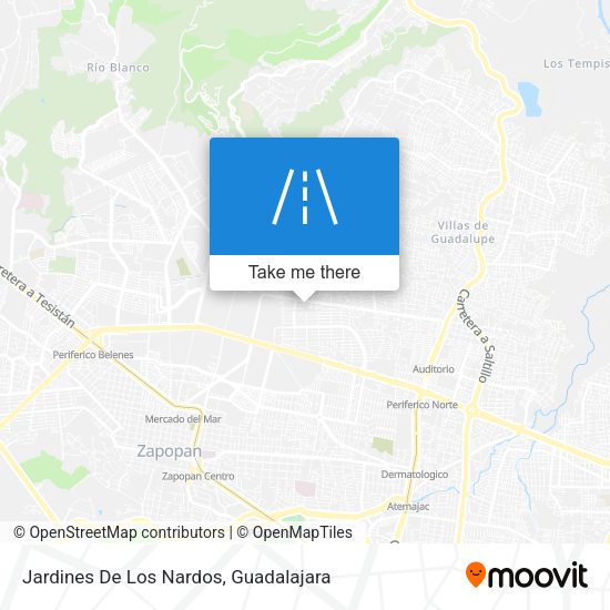 Jardines De Los Nardos map