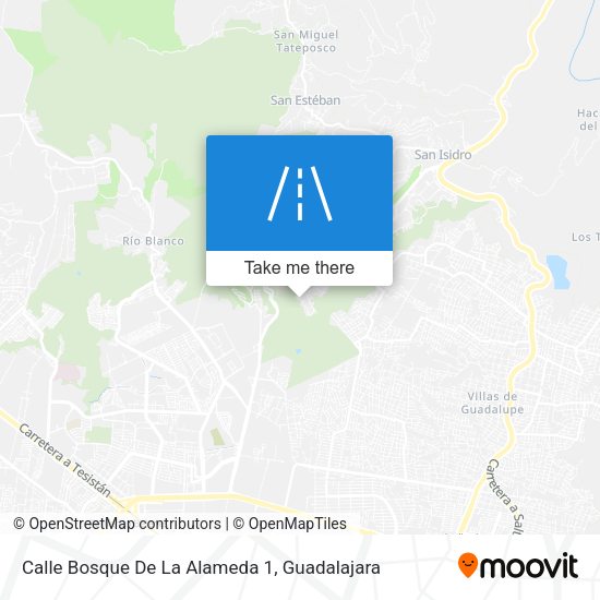 Mapa de Calle Bosque De La Alameda 1