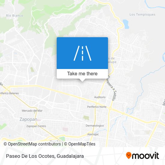 Mapa de Paseo De Los Ocotes