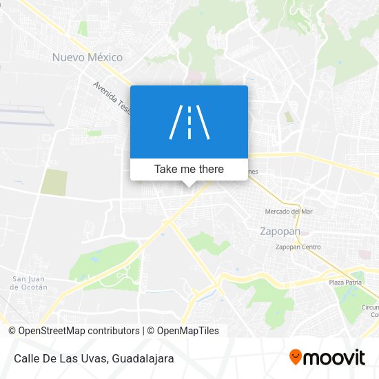 Mapa de Calle De Las Uvas