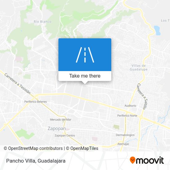 Mapa de Pancho Villa