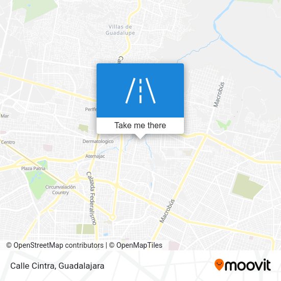 Mapa de Calle Cintra