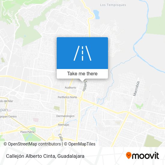Mapa de Callejón Alberto Cinta