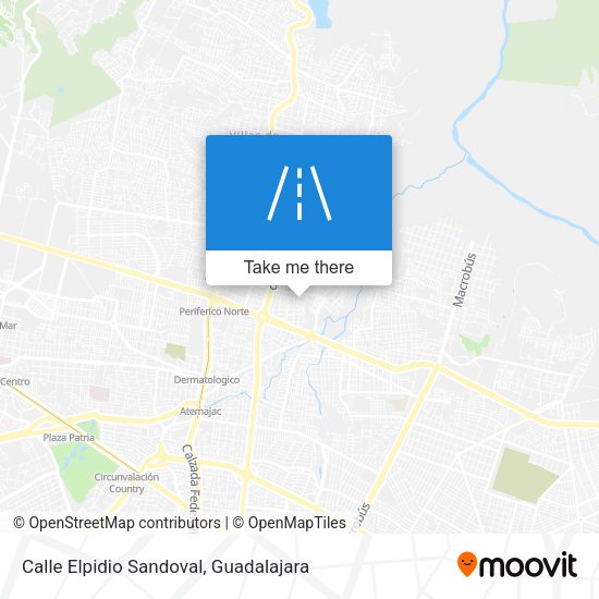 Mapa de Calle Elpidio Sandoval