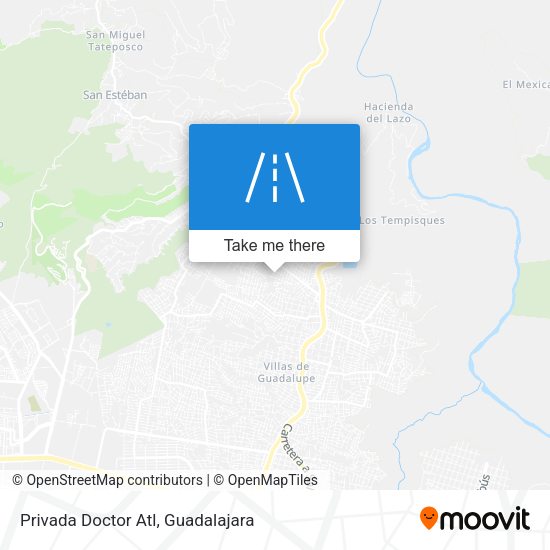 Privada Doctor Atl map
