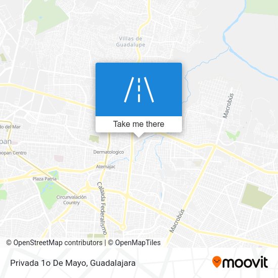 Privada 1o De Mayo map