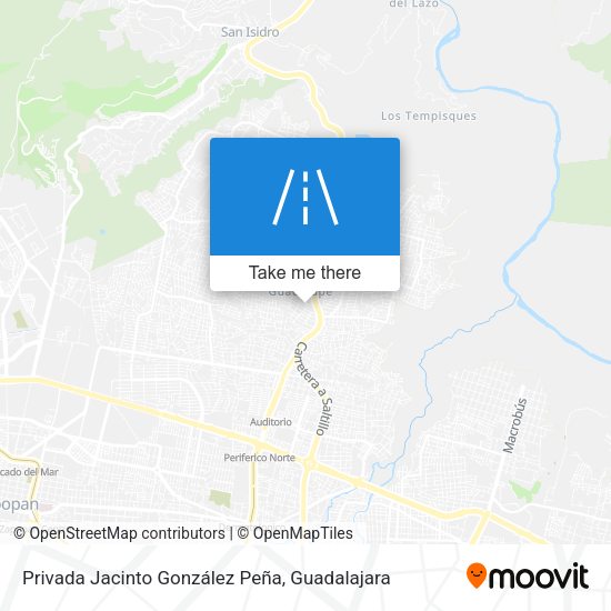 Mapa de Privada Jacinto González Peña