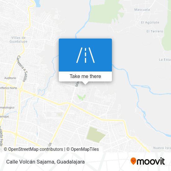 Mapa de Calle Volcán Sajama