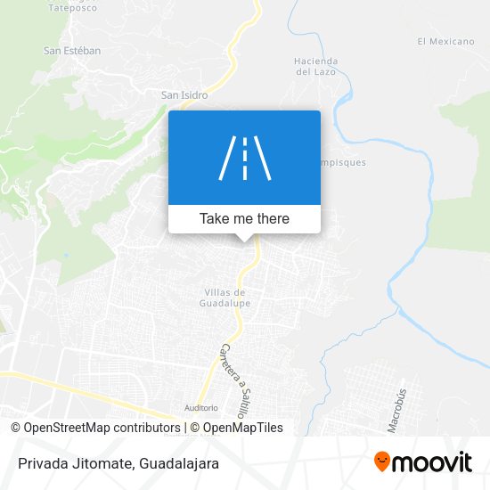 Privada Jitomate map