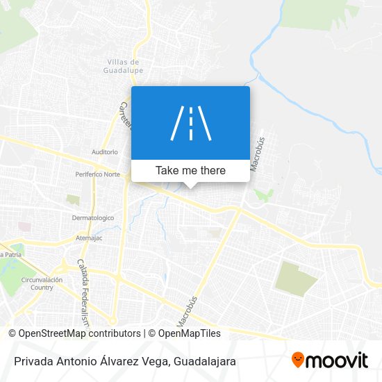 Mapa de Privada Antonio Álvarez Vega