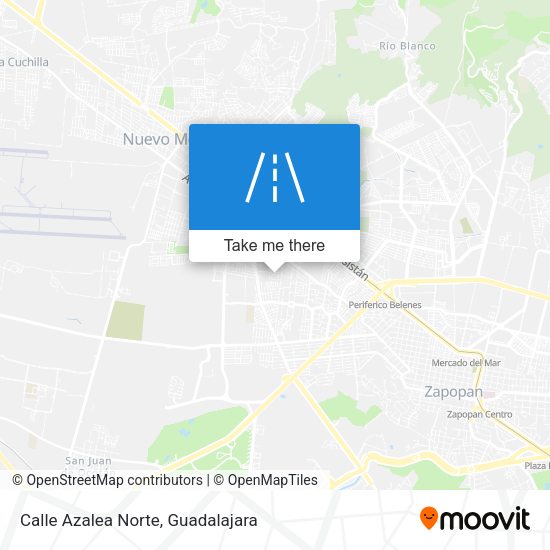 Calle Azalea Norte map