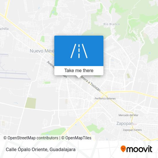 Calle Ópalo Oriente map