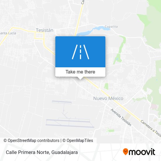 Calle Primera Norte map