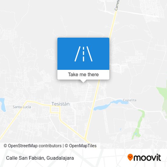 Calle San Fabián map