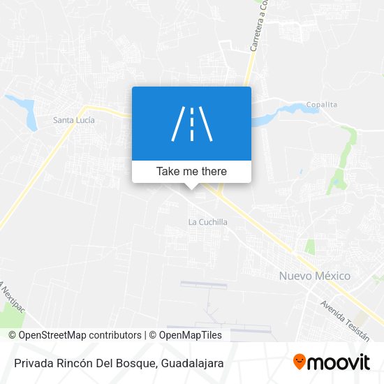 Privada Rincón Del Bosque map
