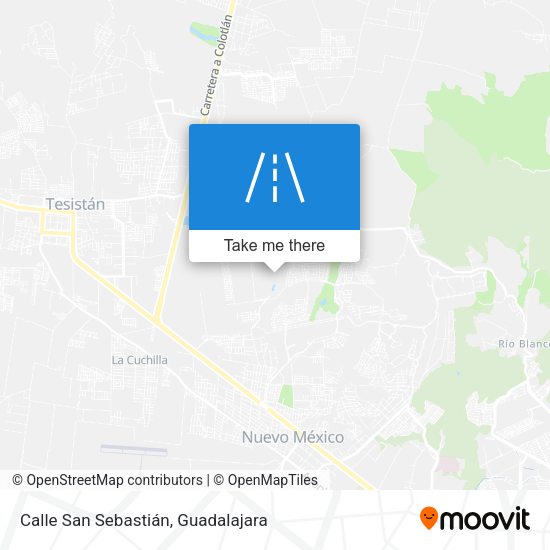 Mapa de Calle San Sebastián