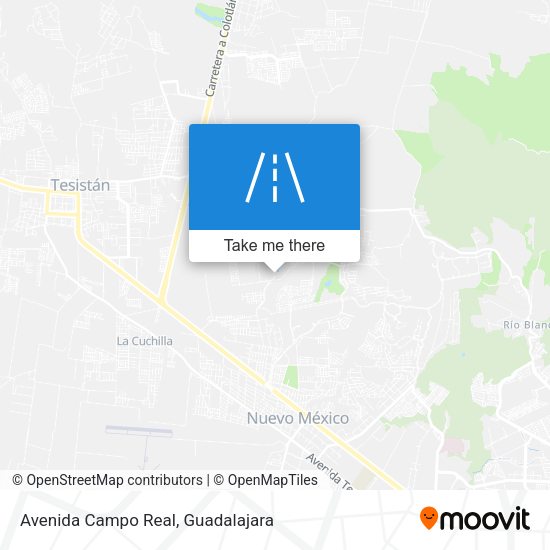 Avenida Campo Real map