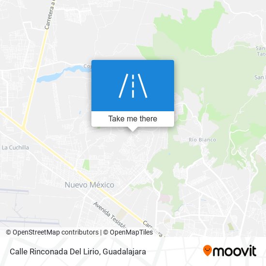 Calle Rinconada Del Lirio map
