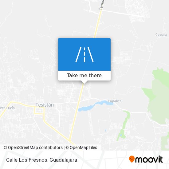 Calle Los Fresnos map