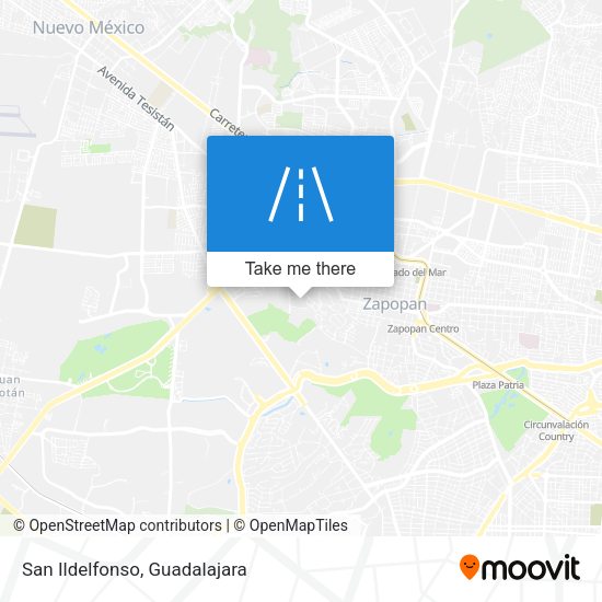 Mapa de San Ildelfonso