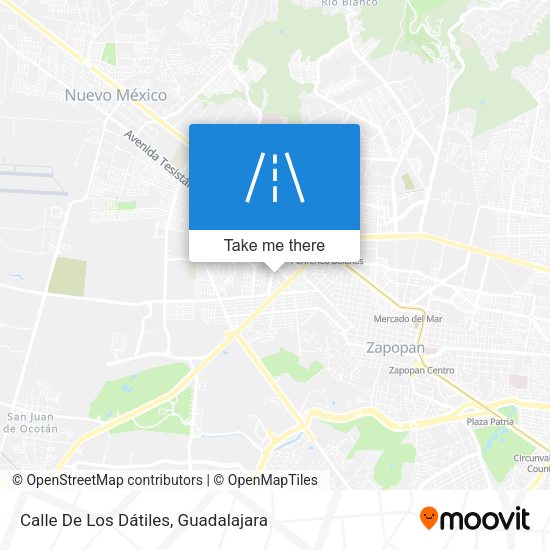 Calle De Los Dátiles map