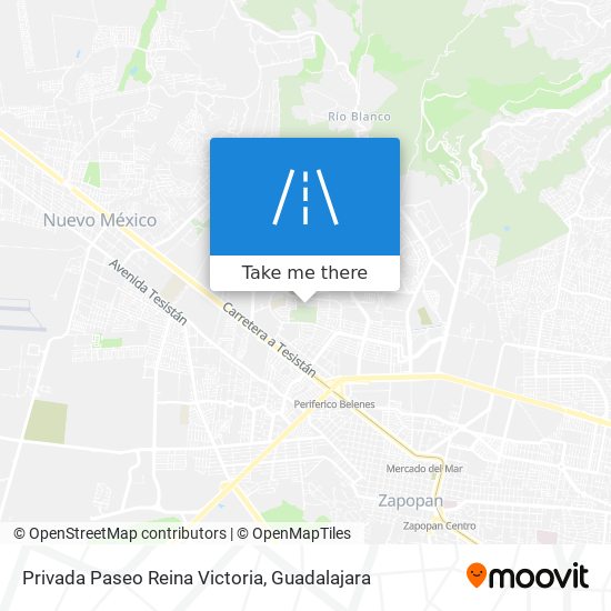 Privada Paseo Reina Victoria map