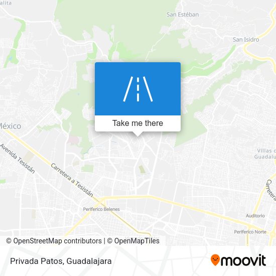 Mapa de Privada Patos