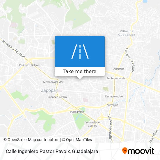 Mapa de Calle Ingeniero Pastor Ravoix