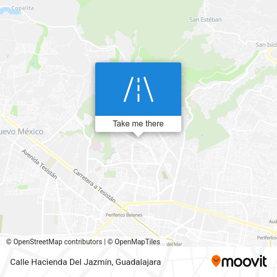 Mapa de Calle Hacienda Del Jazmín