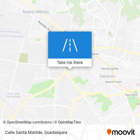 Calle Santa Matilde map